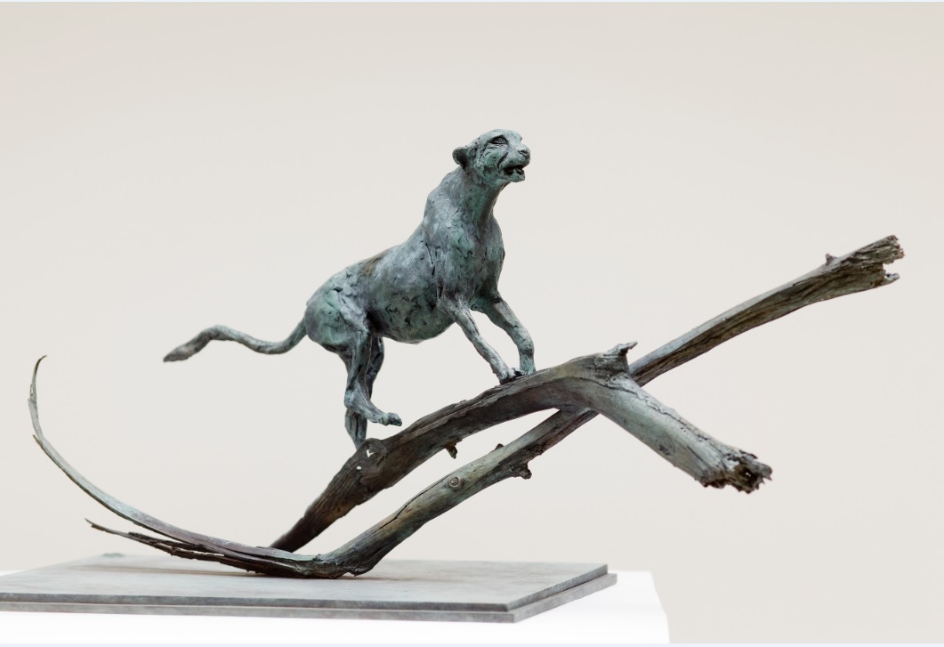 Sculpture of Liouba Wildenstein,"Guépard",2007,photographe Vladimir Sychov